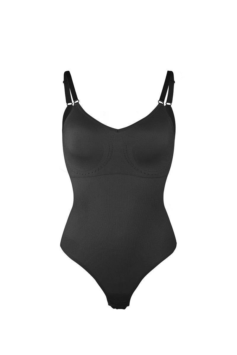 1 Piece Seamless Thongs Bodysuit Women's Shapewear Tummy Control Butt Lifter Smooth Invisible Under Dress Underwear Body Shaper The Clothing Company Sydney