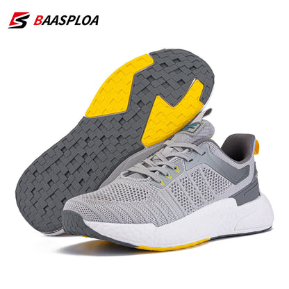 Men's Comfortable Knit Walking Shoes Breathable Fashion Sneaker Anti-Slip Shock-Absorbing Casual Sneakers Shoes The Clothing Company Sydney