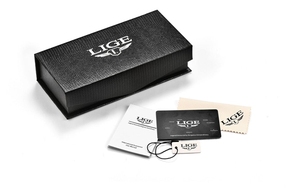 Lige Fashion Mens Watches Foxbox Top Brand Luxury 5ATM Sports Waterproof Quartz Date Luminous Watch The Clothing Company Sydney