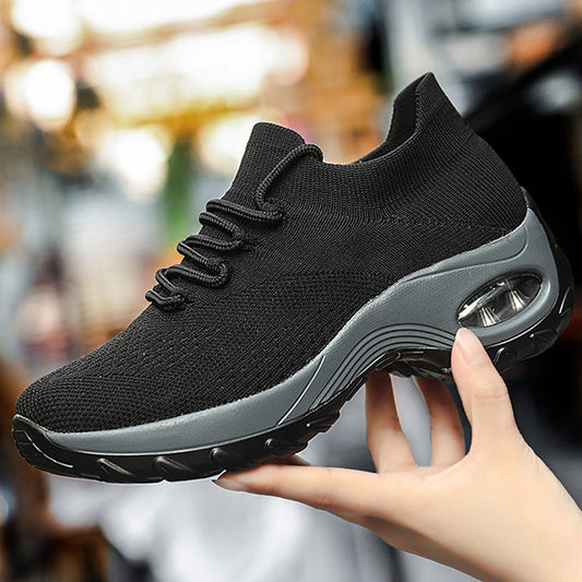 Women's Sneakers Fashion Air Platform Breathable Slip-On Walking Shoes Ladies Outdoor Tennis Shoes The Clothing Company Sydney