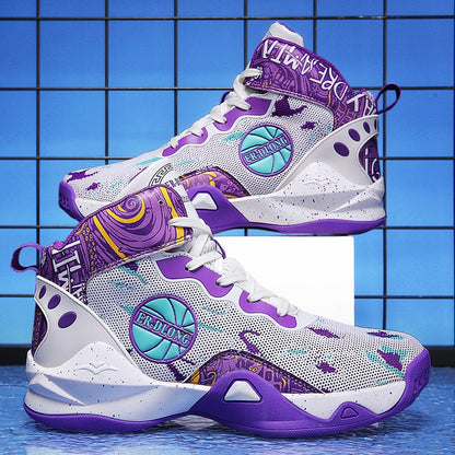 Unisex basketball shoes men's sports shoes women's breathable cushioning non-slip wear-resistant gym training sports Sneakers The Clothing Company Sydney