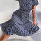 Floral Pleated A Line Long Dress Spring Summer Short Sleeve High Waist Chic Dress The Clothing Company Sydney