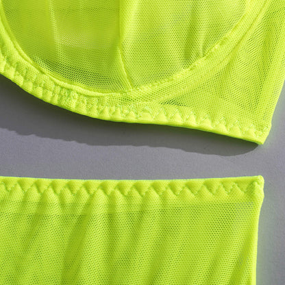 4 Piece Lingerie Underwear Bra Garters Brief Sets Transparent Lace Seamless Panties Set The Clothing Company Sydney
