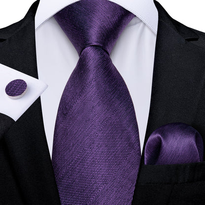 Men Purple Floral Paisley Necktie Business Formal 100% Silk Tie Pocket Square Set For Wedding Party The Clothing Company Sydney