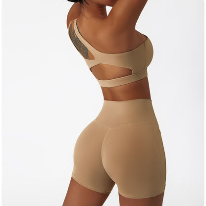 2 Piece Women Yoga Set Seamless Workout Suit Sportswear Gym Clothing Fitness Bra High Waist Leggings Sports Shorts Sports Suits The Clothing Company Sydney