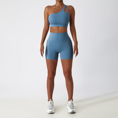 2 Piece Women Yoga Set Seamless Workout Suit Sportswear Gym Clothing Fitness Bra High Waist Leggings Sports Shorts Sports Suits The Clothing Company Sydney
