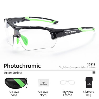 Photochromic Cycling Glasses Bike Bicycle Glasses Sports Men's Women's Sunglasses MTB Road Cycling Eyewear Protection Goggles The Clothing Company Sydney