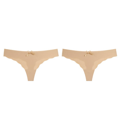 Women's Thongs G-string Underwear Seamless Invisible Panties For Ladies Fashion Ruffle T-back Underpants The Clothing Company Sydney