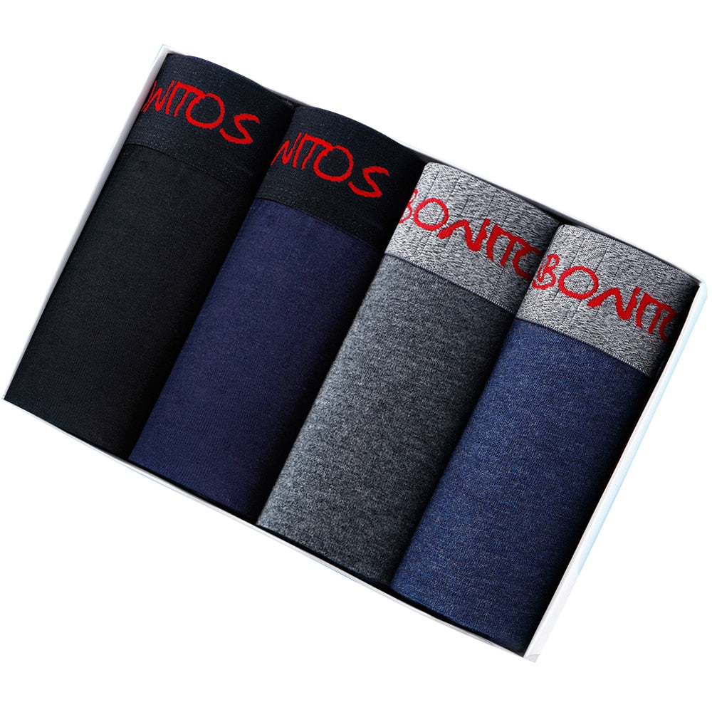 4 Pack Boxer Shorts Men's Panties Underpants Boxershorts Underwear Cotton Mix Trunks Set The Clothing Company Sydney