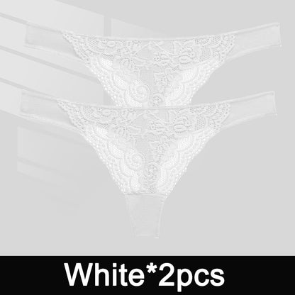2 Pack Panties Lace Cotton G-String Underwear Lingerie Intimates Underpants Thong Pantys Set The Clothing Company Sydney