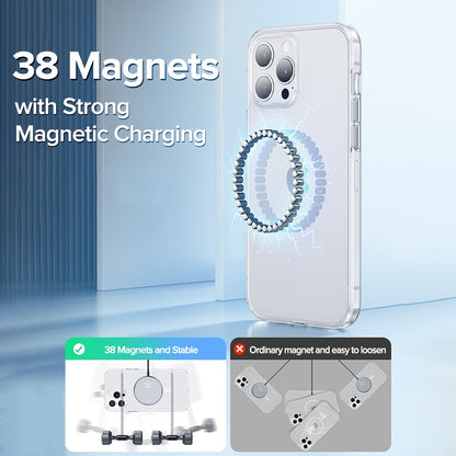 Clear Magnectic Phone Case For iPhone 12 13 Pro Max Case For Magnectic Wireless Charger Transparent Back Phone Cover The Clothing Company Sydney