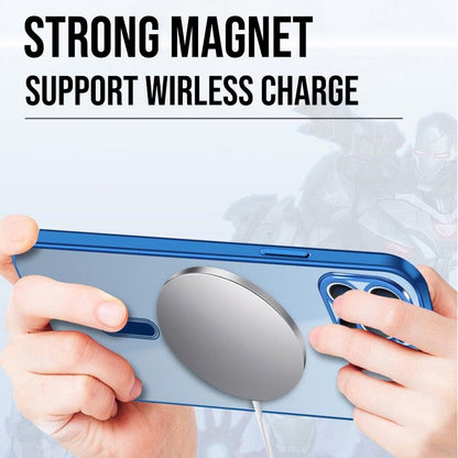 Luxury Plating Clear Magnetic For Magsafe Wireless Charge Case For iPhone 13 12 11 Pro Max X XR XS Plus Soft Silicone Cover The Clothing Company Sydney