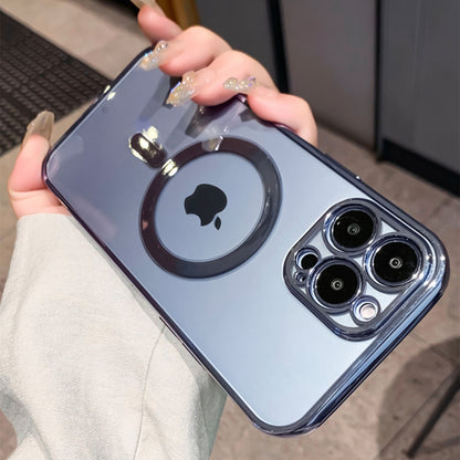 Luxury Plating Clear Magnetic For Magsafe Wireless Charge Case For iPhone 13 12 11 Pro Max X XR XS Plus Soft Silicone Cover The Clothing Company Sydney
