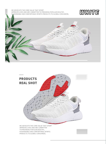 Men's Comfortable Knit Walking Shoes Breathable Fashion Sneaker Anti-Slip Shock-Absorbing Casual Sneakers Shoes The Clothing Company Sydney