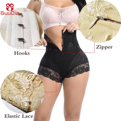 Shaper Panties Lace Shapers Body Shaper with Zipper Double Control Panties Shapewear Lace Waist Trainer The Clothing Company Sydney