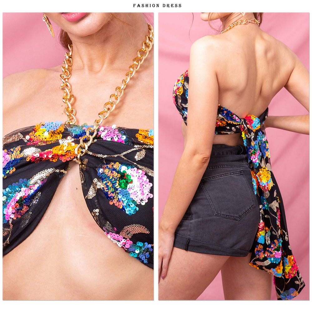 Sequin Backless Slip Mini Chain Straps Short Tulle Cocktail Summer Party Night Lush Prom Dress The Clothing Company Sydney