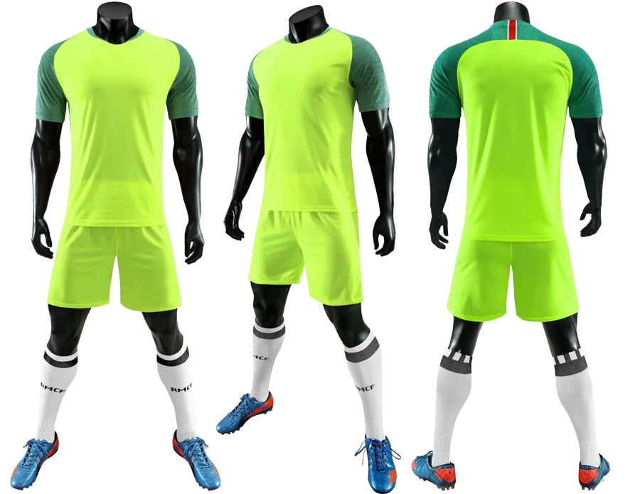 Men Women Kids Boys Girls Soccer Jerseys Set Children Women Football Training Uniforms blank Football Jerseys Sets The Clothing Company Sydney