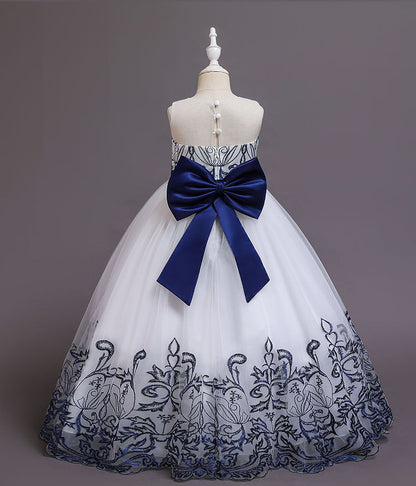 White Lace Bridesmaid Dress Kids Dresses For Girls Children Princess Evening Dress Girl Party Wedding Dress Costume The Clothing Company Sydney