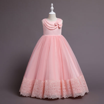 White Lace Bridesmaid Dress Kids Dresses For Girls Children Princess Evening Dress Girl Party Wedding Dress Costume The Clothing Company Sydney