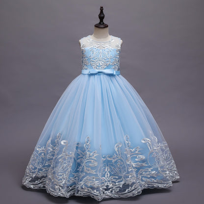 Puffy Tulle Lace Flower Girl Dress Costume Children Bride Ball Gown Princess Dress for Girl Wedding Party Dresses The Clothing Company Sydney