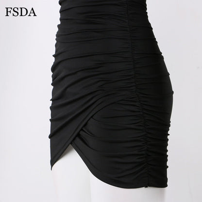 Deep V Neck Bodycon Backless Ruched Side Slit Back Cross Spaghetti Strap Summer Club Mini Party Dresses The Clothing Company Sydney