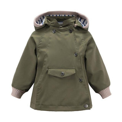 Boys Girls Waterproof Hooded With Pocket Cotton Lined Windbreaker Rain Children Kids Jackets The Clothing Company Sydney