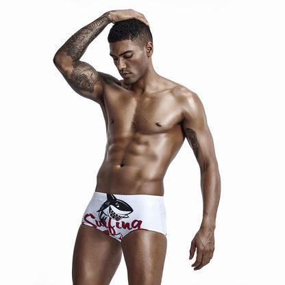 Men's Swimwear Swimming Trunks Shark Pattern Quick Dry Swimsuit Beachwear Surfing Shorts The Clothing Company Sydney