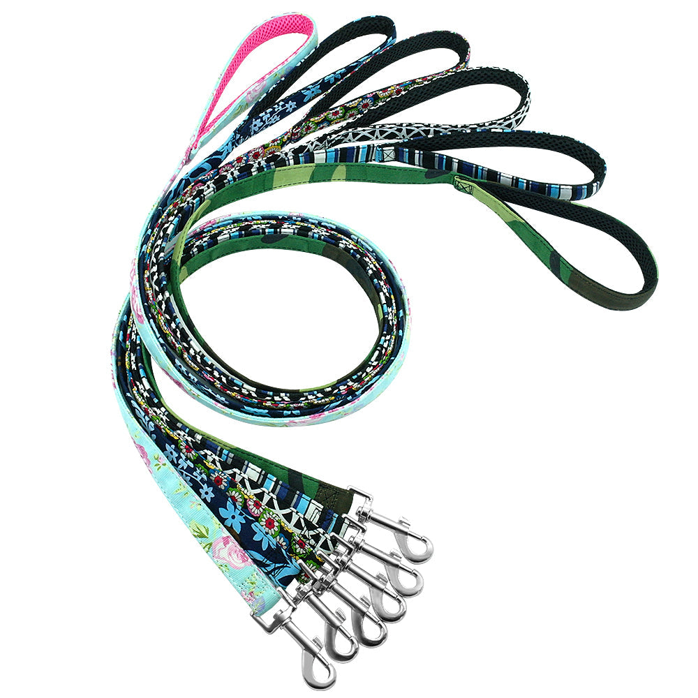 6 Colors Leash Lead Nylon Printed Pet Walking Leash Mesh Padded Running Training Leashes Rope For Small Medium Dogs The Clothing Company Sydney