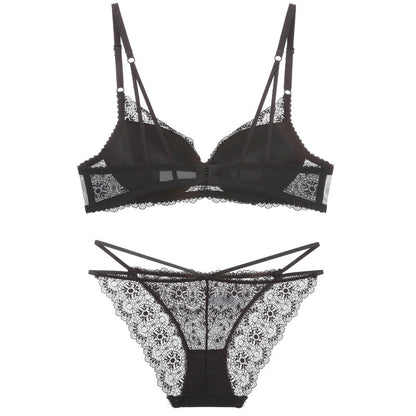 deep v bra lace push up sexy bra sets suit The Clothing Company Sydney