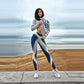 Slim High Waist Elasticity Leggings Fitness Printed Breathable Pants Leggings The Clothing Company Sydney