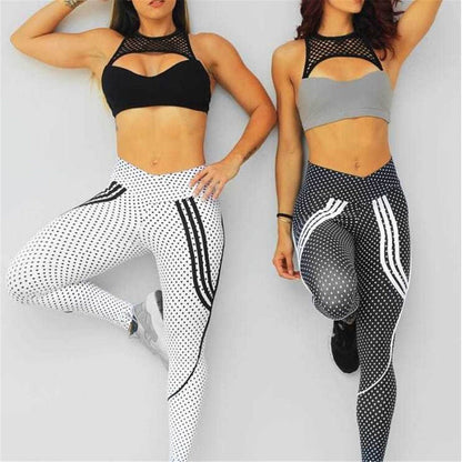 2 Styles Printed Outdoor Sporting High Waist New Style Sportswear Elastic Force Slim Leggings The Clothing Company Sydney
