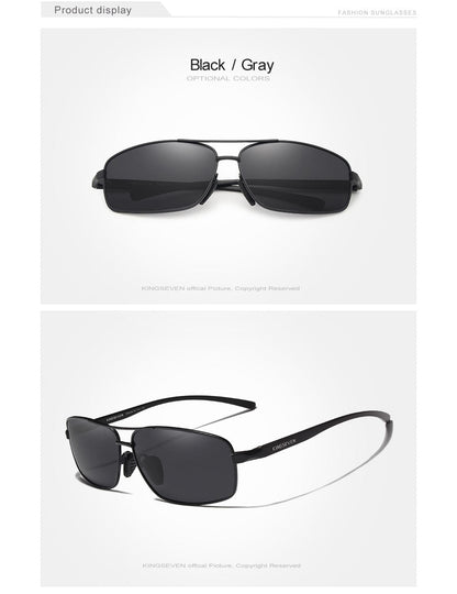Vintage Retro Brand Designer Polarized Sunglasses Square Classic Men's Shades Sun glasses with UV 400 The Clothing Company Sydney