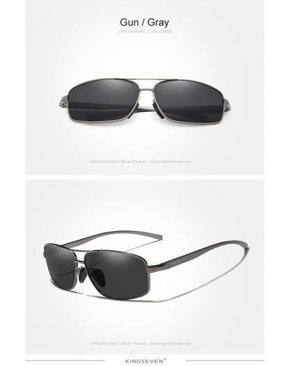 Vintage Retro Brand Designer Polarized Sunglasses Square Classic Men's Shades Sun glasses with UV 400 The Clothing Company Sydney