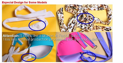 2 Piece Padded Push Up Strapless Ruffle Bra Low Waist Bikini Swimwear Set The Clothing Company Sydney