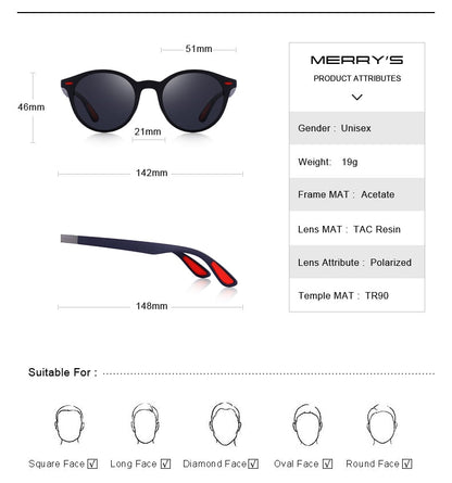 Designer Men's & Women's Classic Retro Rivet Polarized Sunglasses TR90 Legs Lighter Design Oval Frame UV400 Protection Polarized Sunglasses The Clothing Company Sydney