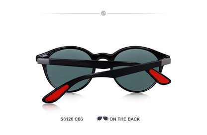 Designer Men's & Women's Classic Retro Rivet Polarized Sunglasses TR90 Legs Lighter Design Oval Frame UV400 Protection Polarized Sunglasses The Clothing Company Sydney