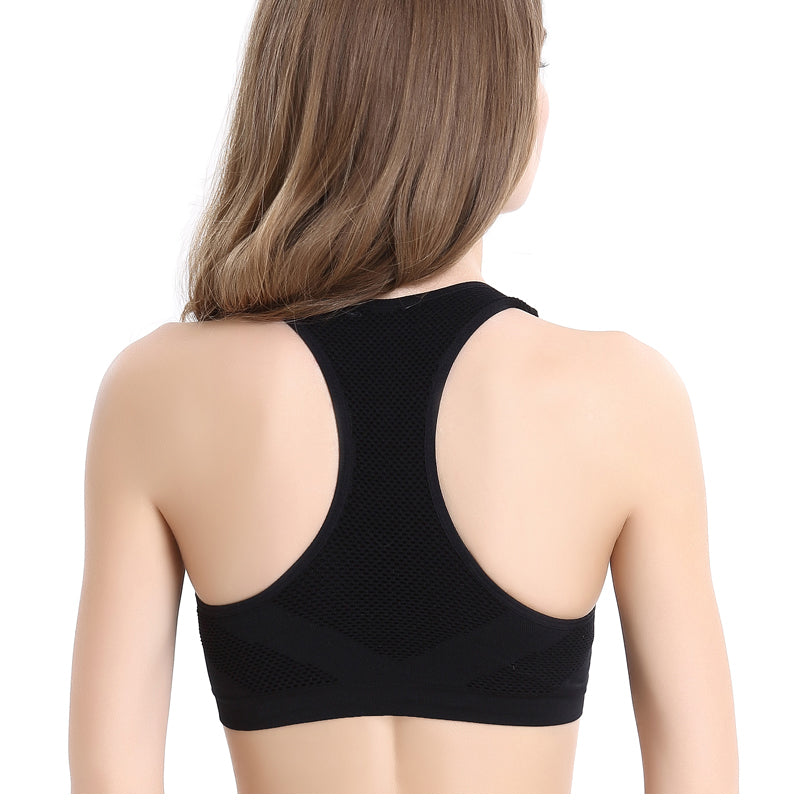 Breathable Sports Bra Absorbent Sweat Shockproof Padded Sports Bra Top Athletic Gym Running Fitness Yoga Sports Top The Clothing Company Sydney
