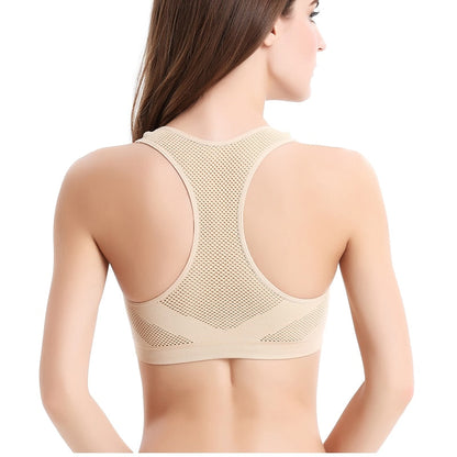Breathable Sports Bra Absorbent Sweat Shockproof Padded Sports Bra Top Athletic Gym Running Fitness Yoga Sports Top The Clothing Company Sydney