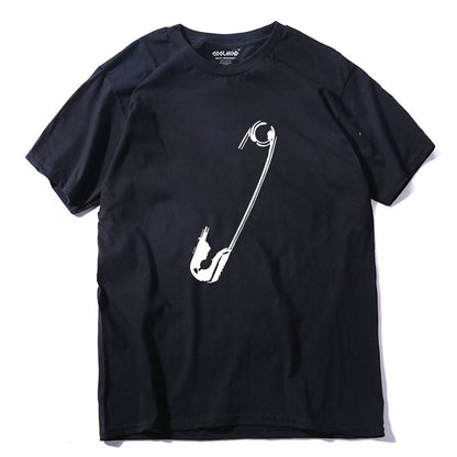Cotton short sleeve cool casual funny o-neck summer top men's T shirt The Clothing Company Sydney
