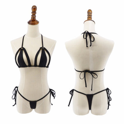 2 Piece Micro Bikini G String mini Bikini Thong Swimsuit Beachwear Multi Color Bathing Suits The Clothing Company Sydney