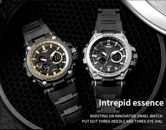 Men's Sport watch LED 50m water Resistant digital Multifunction Quartz Wristwatches The Clothing Company Sydney