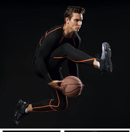 3 Piece Men Gym running sets compression Gym Fitness tight sets sportswear sport basketball jerseys training kit The Clothing Company Sydney