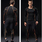 3 Piece Men Gym running sets compression Gym Fitness tight sets sportswear sport basketball jerseys training kit The Clothing Company Sydney