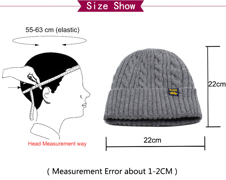 Brand Winter Beanies Winter Men Women Knitted Bonnet  Caps Skullies Black Mask Cap Warm Hat The Clothing Company Sydney