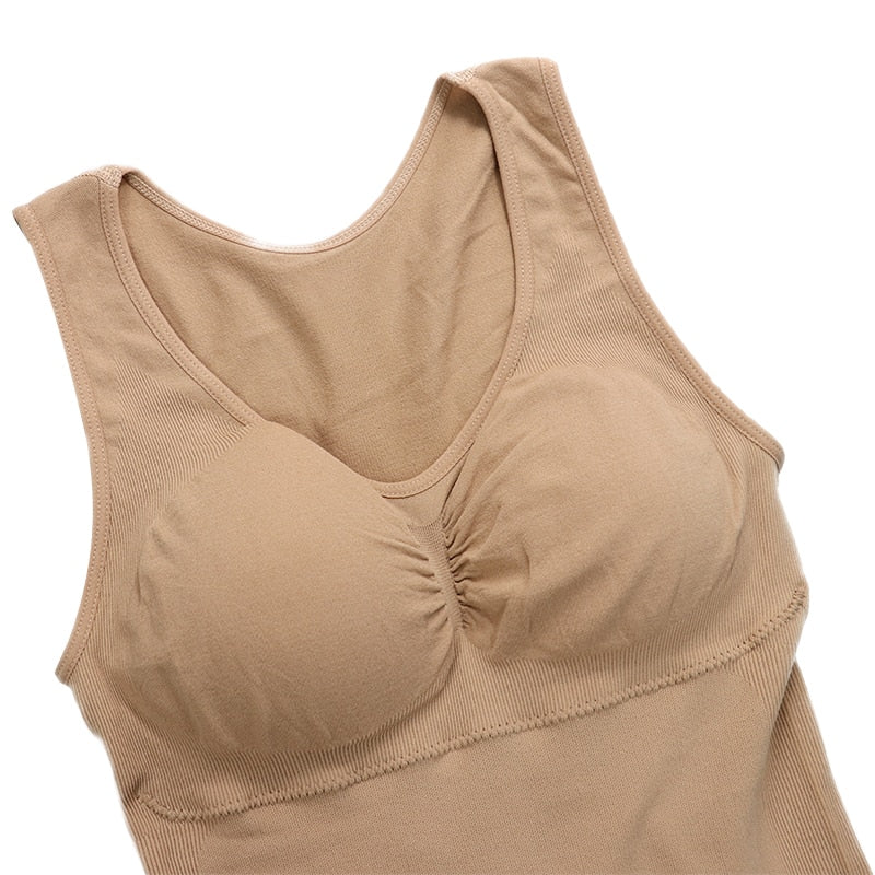 Slim Up Lift Plus Size Bra Tank Top Body Removable Underwear Vest Corset Shapewear p The Clothing Company Sydney
