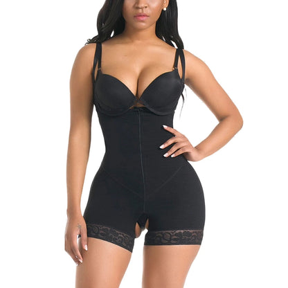 Clip and Zip Waist Lace Shaper Corset Control Shapewear Butt Lifter Strap Body Shaper Underwear Bodysuit Women The Clothing Company Sydney