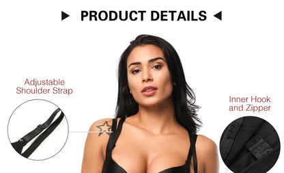 Clip and Zip Waist Lace Shaper Corset Control Shapewear Butt Lifter Strap Body Shaper Underwear Bodysuit Women The Clothing Company Sydney