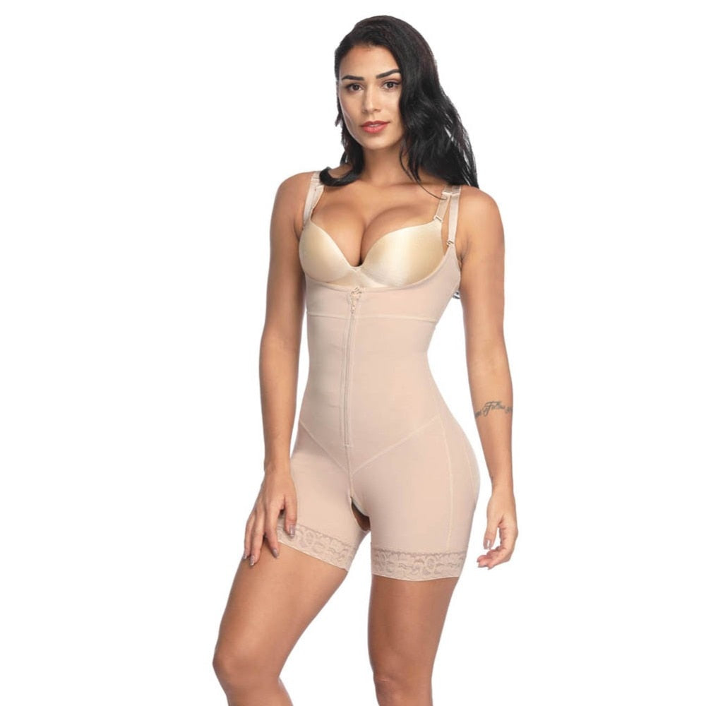 Clip and Zip Waist Lace Shaper Corset Control Shapewear Butt Lifter Strap Body Shaper Underwear Bodysuit Women The Clothing Company Sydney