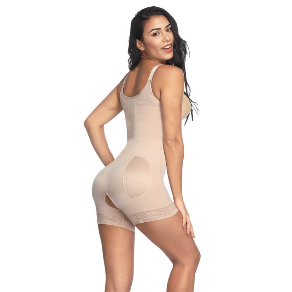 Clip and Zip Waist Lace Shaper Corset Control Shapewear Butt Lifter Strap Body Shaper Underwear Bodysuit Women The Clothing Company Sydney