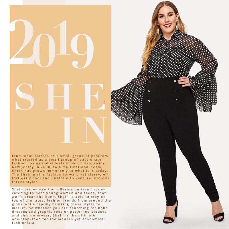 Black High Waist Double Breasted Zipper Closure Pencil Pants Women Plus Size Trousers The Clothing Company Sydney
